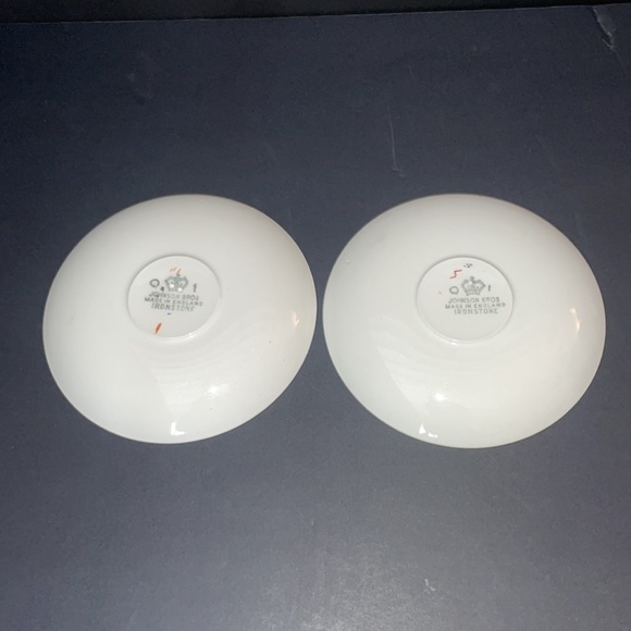 Johnson Brothers England Ironstone Green White Floral Vintage Tea Party no cup - Picture 4 of 6